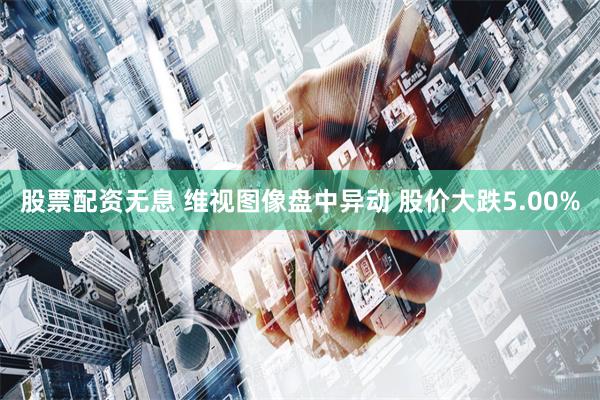 股票配资无息 维视图像盘中异动 股价大跌5.00%
