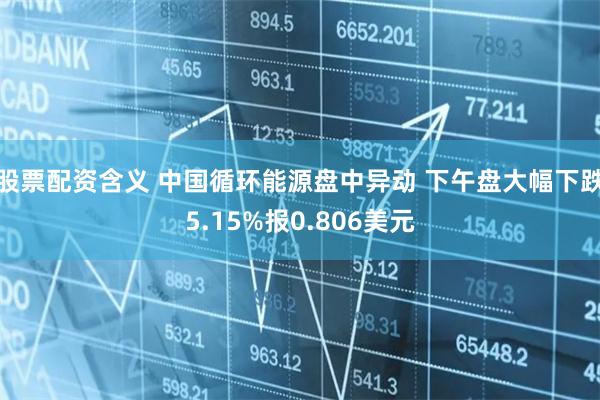 股票配资含义 中国循环能源盘中异动 下午盘大幅下跌5.15%报0.806美元