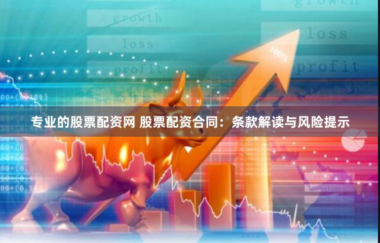 专业的股票配资网 股票配资合同：条款解读与风险提示